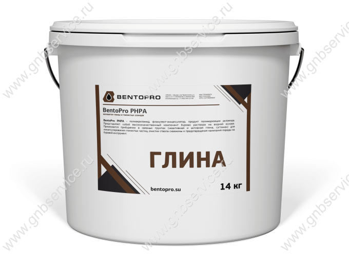 Полимер BentoPro PHPA PR ведро ПВХ 14кг